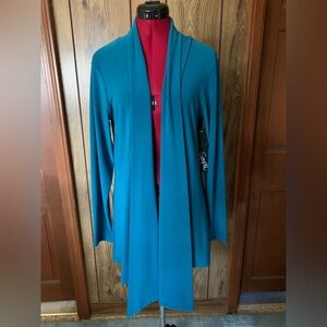 Sympli Nu Urban Cardigan in Teal - Size 12 - NWT